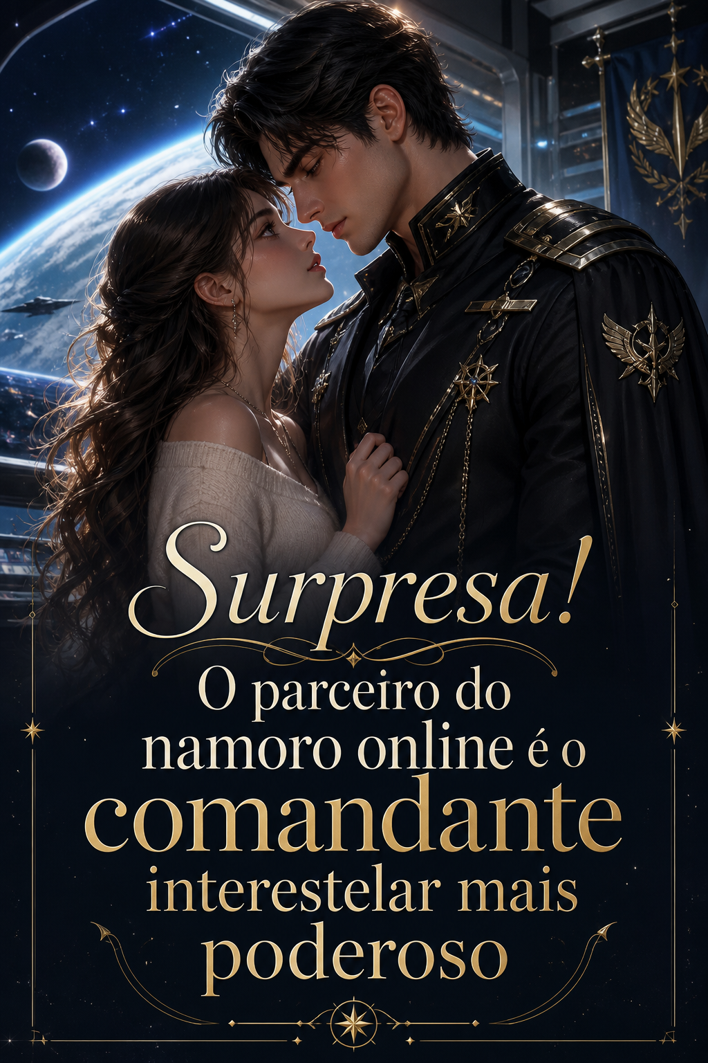 Surpresa! O parceiro do namoro online é o comandante interestelar mais poderoso